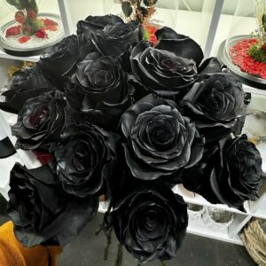 10 roses noires