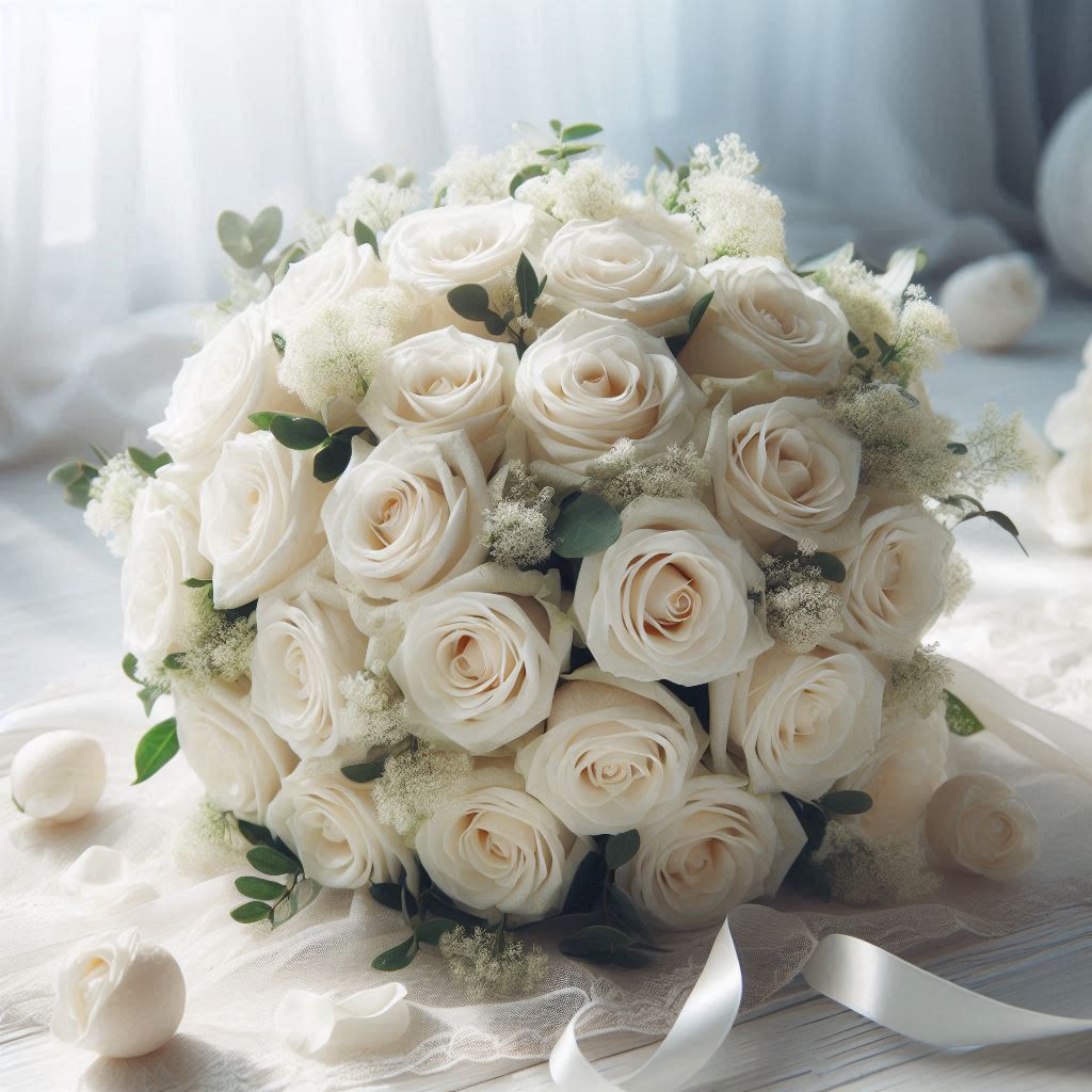 Roses blanches – Avalanche