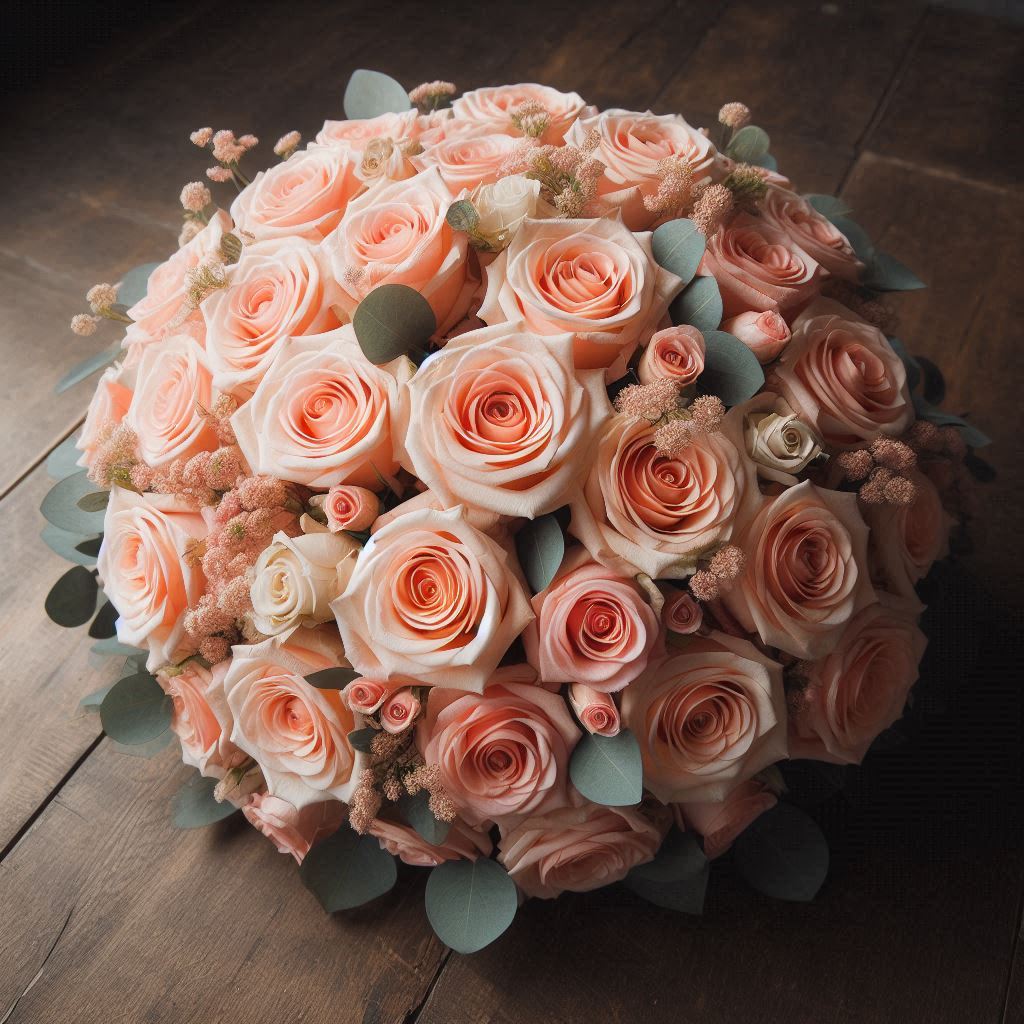 Roses couleur saumon – Avalanche Peach