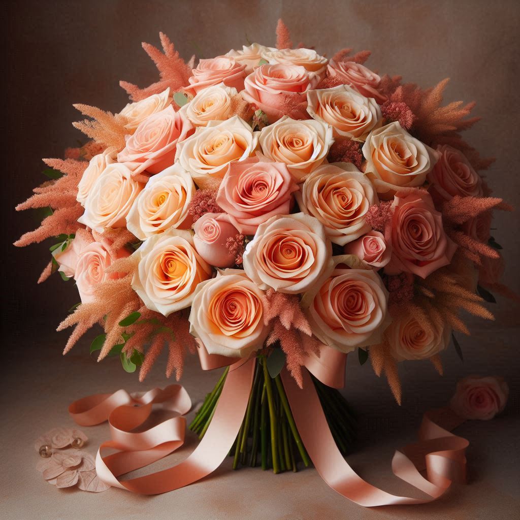 Roses couleur saumon – Avalanche Peach