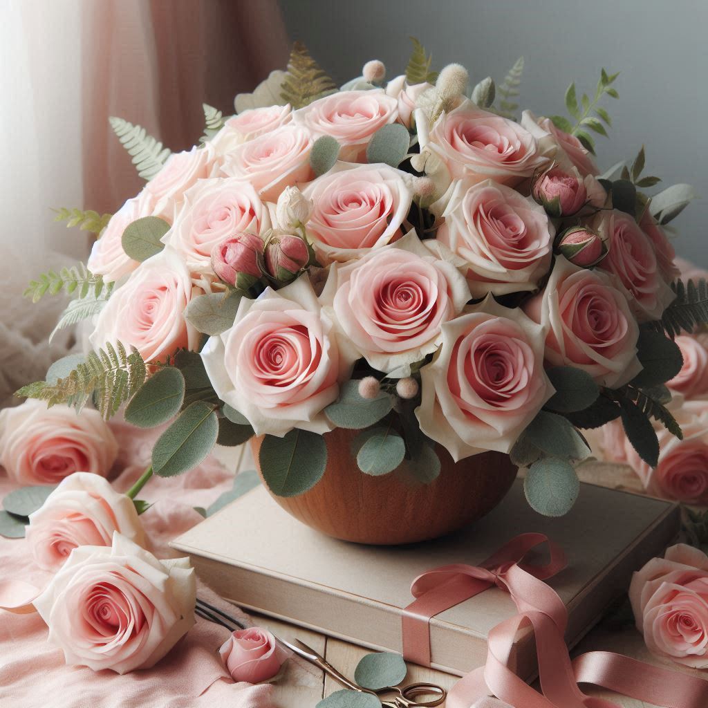 Endo Roses 10 roses tendres - Sweet Revival - Lilit Fleurs