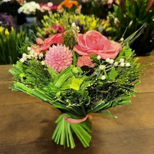 Bouquet Seche Roos