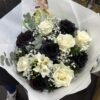Bouquet Black & White Bouquet Black & White - Roses noirs et blanches