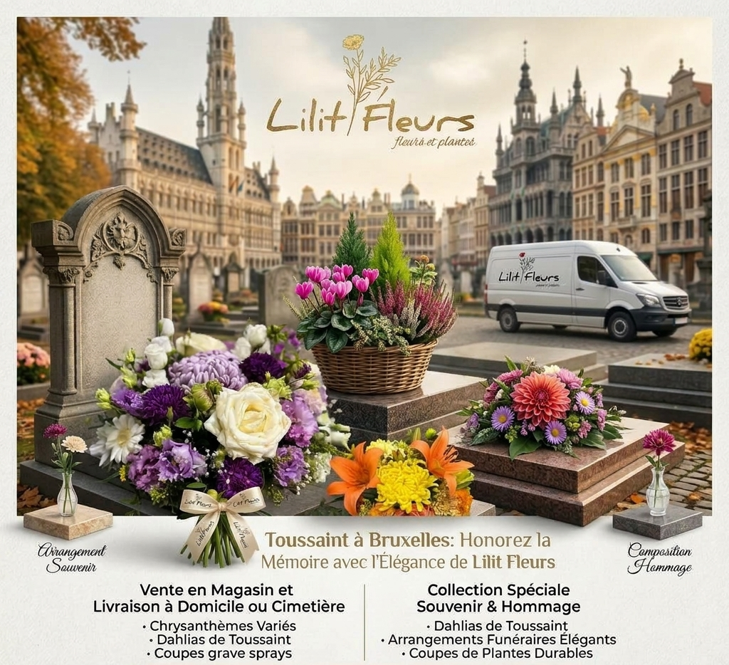 Fleurs Toussaint by Lilit Fleurs - Fleuriste a Bruxelles et Dilbeek